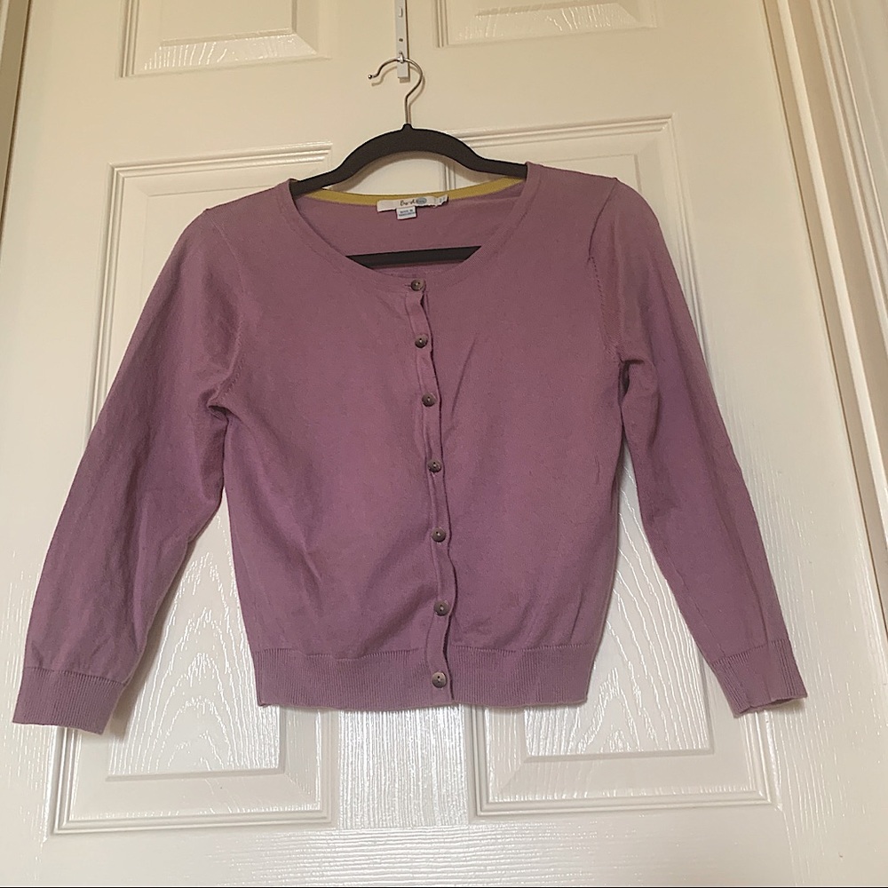 Lilac Boden Cardigan Sweater
